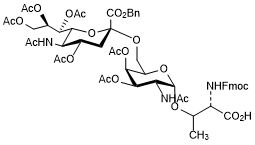 Sussex Research Related Products - STn Antigen: Fmoc-Thr(Neu5Acα(2-6)GalNAc)-OH (Peracetate, Benzyl Ester)