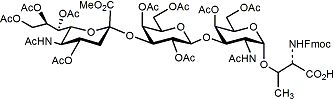 Sussex Research Related Products - STF Antigen: Fmoc-Thr(Neu5Acα(2-3)Galβ(1-3)GalNAc)-OH (Peracetate, Methyl Ester)