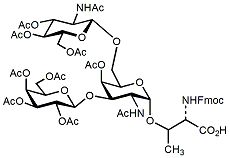Sussex Research Related Products - Core 2 O-Glycan: Fmoc-Thr(Galβ(1-3)(GlcNAcβ(1-6))GalNAc-OH (Peracetate)