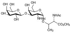 Sussex Research Related Products - TF Antigen: Ac-Thr(α-Galβ(1-3)GalNAc)-OCH<sub>3</sub>