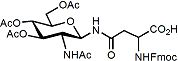 Sussex Research Related Products - N-Acetyl-D-glucosamine: Fmoc-Asn(GlcNAc(Ac)<sub>3</sub>-β-D)-OH