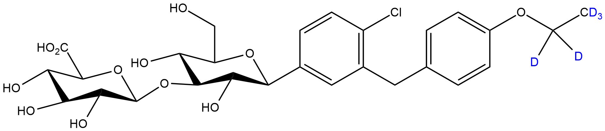 Sussex Research Related Products - Dapagliflozine-3-Glucuronide-d5