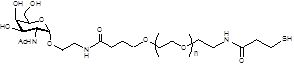 Sussex Research Related Products - N-Acetylgalactosamine Ligand: α-GalNAc-PEG5000-Thiol