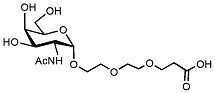 Sussex Research Related Products - N-Acetylgalactosamine Ligand: α-GalNAc-PEG3-Acid