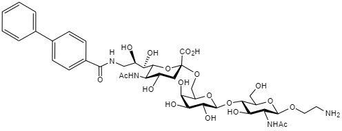 Sussex Research Related Products - Biphenyl-Neu5Acα2-6LacNAcβ-Ethyl-Amine