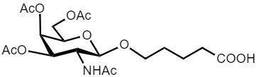 Sussex Research Related Products - N-Acetylgalactosamine Ligand: β-D-GalNAc-Butyl-Carboxylic Acid (Peracetate) or β-D-GalNAc(Ac)<sub>3</sub>-Butyl-Carboxylic Acid