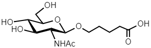 Sussex Research Related Products - N-Acetylglucosamine Ligand: β-D-GlcNAc-Butyl-Carboxylic Acid