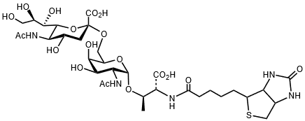 Sussex Research Related Products - STn Antigen: Neu5Acα(2-6)GalNAc-Thr-NH-Biotin