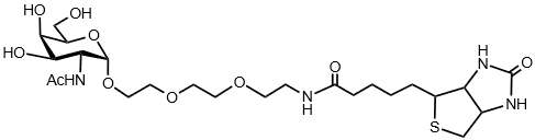 Sussex Research Related Products - N-Acetyl-D-galactosamine: α-D-GalNAc-PEG3-Biotin