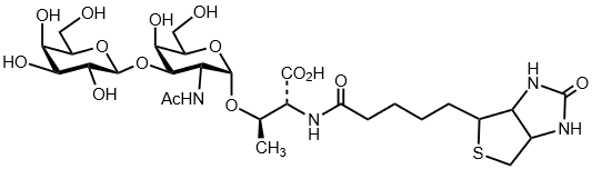 Sussex Research Related Products - TF Antigen: Galβ(1-3)GalNAc-α-Thr-NH-Biotin